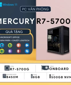 PC ST-MERCURY R7 (Ryzen 7 5700G, Radeon Graphics, Ram 8GB, SSD 500GB, 500W, Win 11) #4